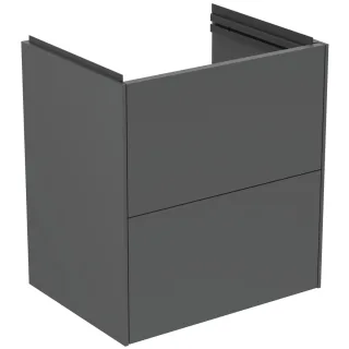 Ideal Standard Möbelwaschtischunterschrank Conca 500x375x548mm 2 Auszüge Anthrazit matt, T5683Y2 T5683Y2