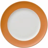 Thomas Porzellan Frühstücksteller Sunny Day Orange Frühstücksteller 22 cm, Teller Flach