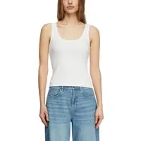 comma Ripptanktop mit Rippstruktur