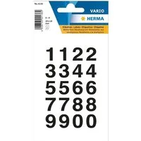 HERMA Aufkleber HERMA Zahlen-Sticker 0-9, Folie schwarz, Höhe: 20 x 18 mm 4136