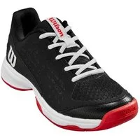 Wilson Rush Pro L Allcourt schwarz/rot Kinder Tennisschuh