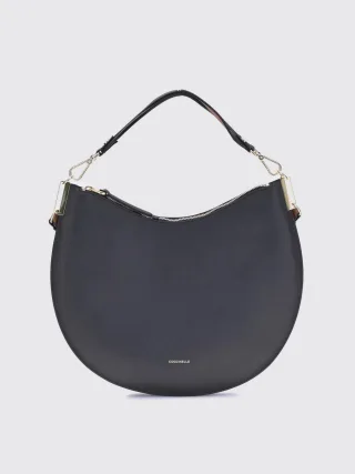 Strukturierte Leder Schultertasche