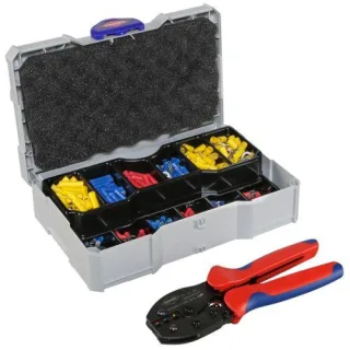 KNIPEX Crimpsortiment mit Kabelverbinder 97 90 21