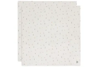 Jollein Spucktuch Hydrophill 115x115cm Jungle Jambo, 2-Pack