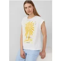s.Oliver Kurzarmshirt T-Shirt T-Shirt im Relaxed Fit mit Folienprint
