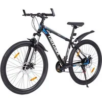 Lauxjack Mountainbike Lauxjack Fahrrad 26 & 28 Zoll Mountainbike, Scheibenbremse, herren, 21 Gang, Kettenschaltung, MTB für Damen und Herren, 21 Gang Shimano Tourney Schaltwerk