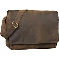 STILORD Laptoptasche "Elias" Echtleder Herren Umhängetasche 15,6 Zoll Businesstasche Leder
