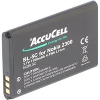 AccuCell Akku passend für Schnurlostelefon AVM Fritz!Fon C6 A051 Telekom A051 Akku 1100 mAh (3,7 V)