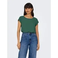 ONLY Kurzarmbluse ONLVIC – feminines Blusenshirt in lockerer Form Materialmix, regular fit
