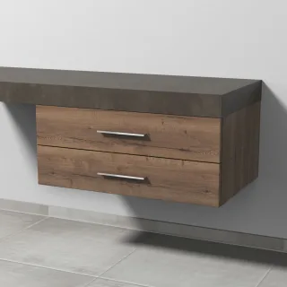 Sanipa Unterschrank 2morrow (G2185) 340x800x520 Eiche-Tabak G218550