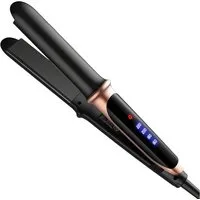 Athlix Glätteisen 2-in-1 Glätteisen Haarglätter Doppelschicht-Keramik-Beschichtung, Lockenstab und Glätteisen in einem