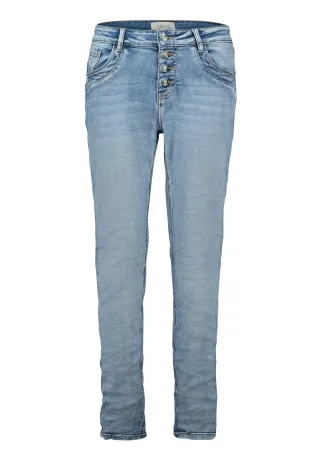 CARTOON - Boyfriend-Jeans Blau - Gr. - 42