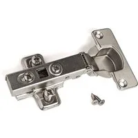 SO-TECH® Türbeschlag Topfband T45 / T52, Eckanschlag, mit Dämpfer + Kreuzplatte (1 St), Scharnier Scharniere Topfscharniere