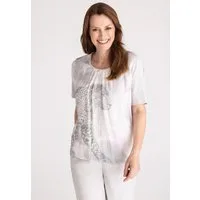 FRANK WALDER Blusenshirt mit Animal-Print