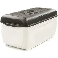 TUPPERWARE Brotkasten BrotMax Junior 2 weiß schwarz Brotkasten