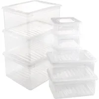 keeeper Aufbewahrungsbox bea (Set, 8 St), mit Air Control-System, 3x1,7 L,2x5,6 L, 3x18 L