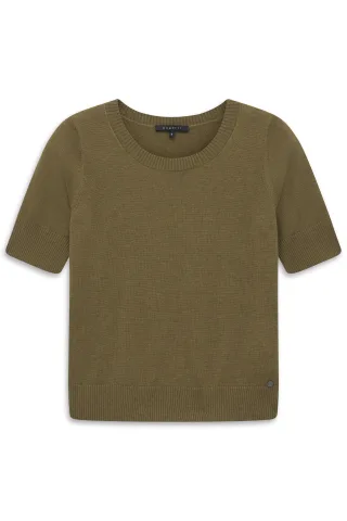 bugatti - Damen Pullover oliv - Gr. - M