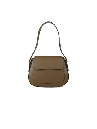 Giulia Monti Schultertasche Taubengrau