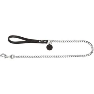 Hunter Kettenführleine schwarz 1,8 cm, 1,1 m
