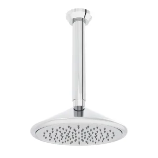 VitrA Liquid Kopfbrause mit Deckenarm Form rund Durchmesser 28 cm Deckenmontage Chrom,A45750 A45750