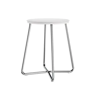 Cosmic Architect Hocker 31x31x39,6cm, Chrom-Weiss Matt, 2906506 WJC205A0006065