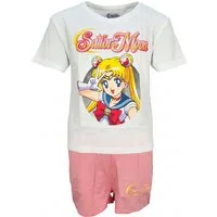 Sailor Moon Schlafanzug Anime Sailor Moon Mädchen Schlafanzug Pyjama Shirt Shorts Gr. 134 bis 164 Baumwolle