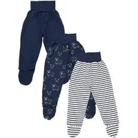 TupTam Strampler TupTam Baby Jungen Strampelhose mit Fuß 3er Pack
