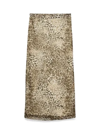 VERO MODA - VMSMILLA NW LONG SKIRT WVN Slate Black - Gr. - S
