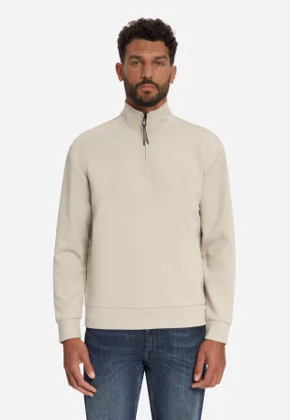 No Excess - Sweater Half Zip cement - Gr. - M