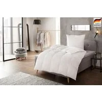 OTTO home Daunenbettdecke Köniz, Bettdecke 135x200 cm, 155x220 cm und weitere Größen, Füllung: 60% Daunen, 40% Federn, Bezug: 100% Baumwolle, Bettdecken, Sommer, Winter, Decke ist Made in Green zertifiziert