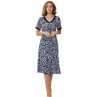 Pastunette Sommerkleid Modischer Damen Sommer Kleid mit kurzem Arm (1-tlg) Modisches Design