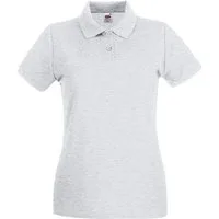 Fruit of the Loom Poloshirt Damen Polohemd Kurzarm Lady-Fit aus Baumwolle