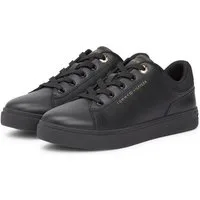 Tommy Hilfiger CASUAL CUPSOLE SNEAKER Plateausneaker, Freizeitschuh, Halbschuh, Schnürschuh, Kontrastbesatz an der Ferse