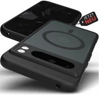 GreenHec Handyhülle Hülle Google Pixel 10 9 8 7 6 Pro XL MagSafe Case 9a 10a Magnet Schutz 7 Zoll, Cover Schwarz Magnetisch Handyhülle Pixelsnap Black Stoßfest Dünn Matt