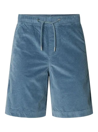 SELECTED MEN - SLMREGULAR-JACE CORDUROY SHORTS NOOS Blue Mirage - Gr. - S