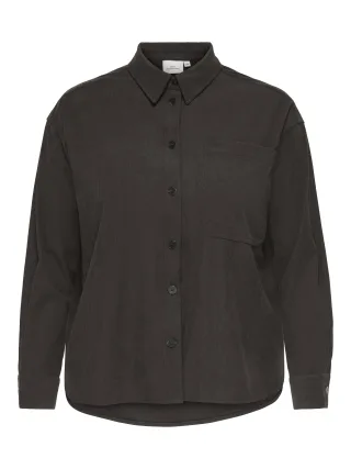 ONLY CARMAKOMA - CARLAYLA L/S BUTTON CORDUROY SHIRT PNT Coffee Bean - Gr. - 54