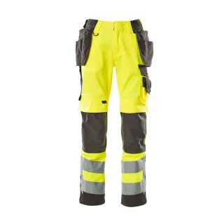 MASCOT Wigan Hose mit Hängetaschen SAFE SUPREME Hi-vis Gelb / Dunkelanthrazit 46 - 15531-860-1718-76C46