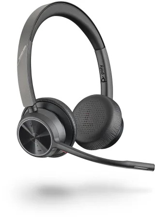 Poly Voyager 4320 UC On-Ear Kopfhörer [kabellos USB-A] schwarz