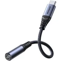 JOYROOM Audio Adapter USB-C DAC-Adapter auf 3,5-mm-Miniklinke – Schwarz Audio-Adapter