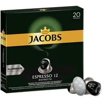 JACOBS Kaffee, Jacobs Kapseln Espresso 12 Kapse 20 Portionen in einer Packung 104g