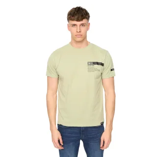 Duck and Cover - "Tatick" T-Shirt für Herren, Angerauhte Baumwolle (Helles Oliv)