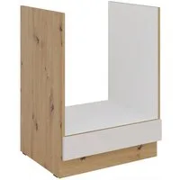 Küchen-Preisbombe Herdumbauschrank 60 cm Küche SOLANO Kaschmir beige Küchenzeile Küchenblock Einbauküche