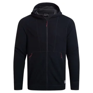Craghoppers - "Compresslite" Fleecejacke für Herren, mit Kapuze (Schwarz)