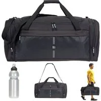 ELEPHANT Sporttasche sehr groß Saunatasche Reisetasche Maxi XL 70 cm, 65 Liter Gym Tasche Fußballtasche XXL + Trinkflasche
