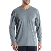 GÖTZBURG Unterziehshirt GÖTZBURG Herren Longsleeve grau uni (1-St)