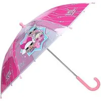 L.O.L. SURPRISE! Stockregenschirm Stockschirm rosa & transparent L.O.L. Surprise Kinder Regenschirm