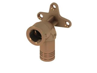 Tece logo-Push Universal-Wandscheibe Dim. 20 x Rp 1/2", Rotguss/Si-Bronze, 8723003 8723003