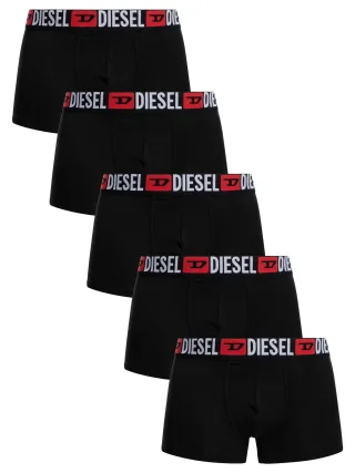 Diesel 5Er-Pack Damien-Unterhosen, Schwarz