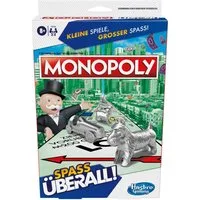 Hasbro Spiel Monopoly Kompakt, Familienspiel