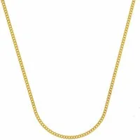 HOPLO Panzerkette Goldkette Panzerkette Länge 60cm - Breite 1,1mm - 585-14 Karat Gold, Made in Germany